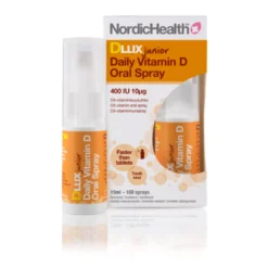 Nordic Health Dlux Junior Vitamin D Daily Oral Spray - D3-Vitamiinisuusuihke 15 ml