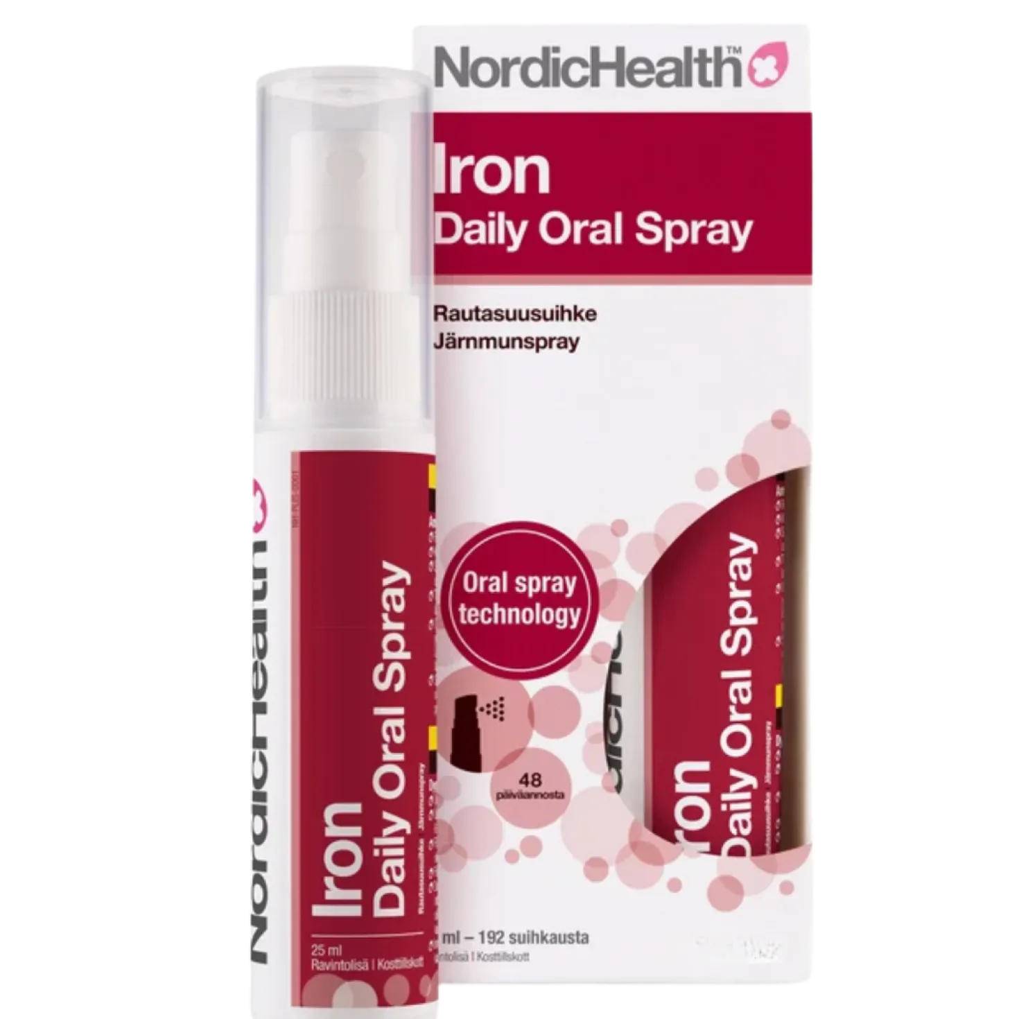 Nordic Health Iron Daily Oral Spray - Rautasuusuihke 25 ml