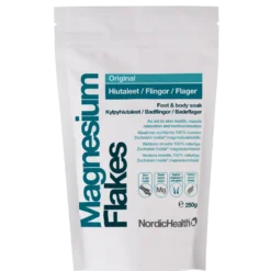 Nordic Health Magnesium Flakes - Magnesium Kylpyhiutaleet 250 g