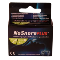 NoSnore PLUS M - Kuorsausta hillitsevä nenä-upoke Koko M x 4