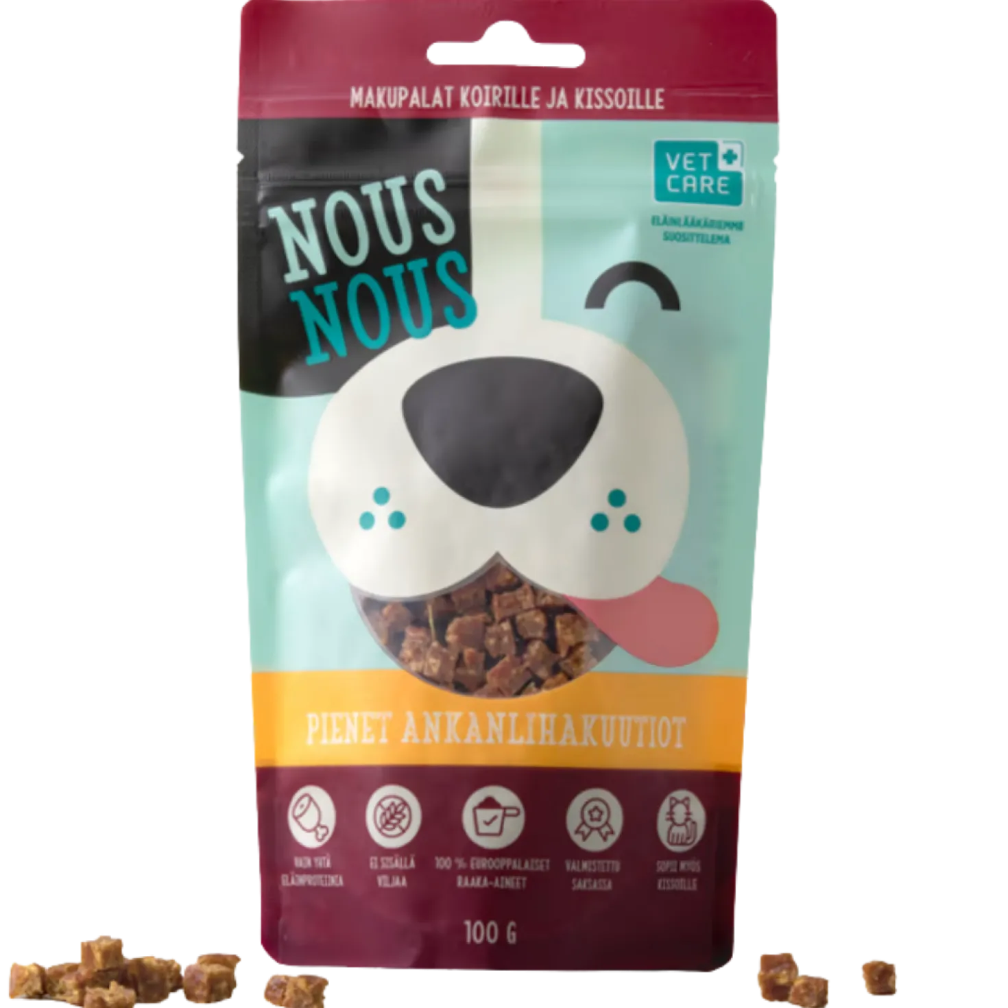 NousNous Pienet Ankanlihakuutiot 100 g