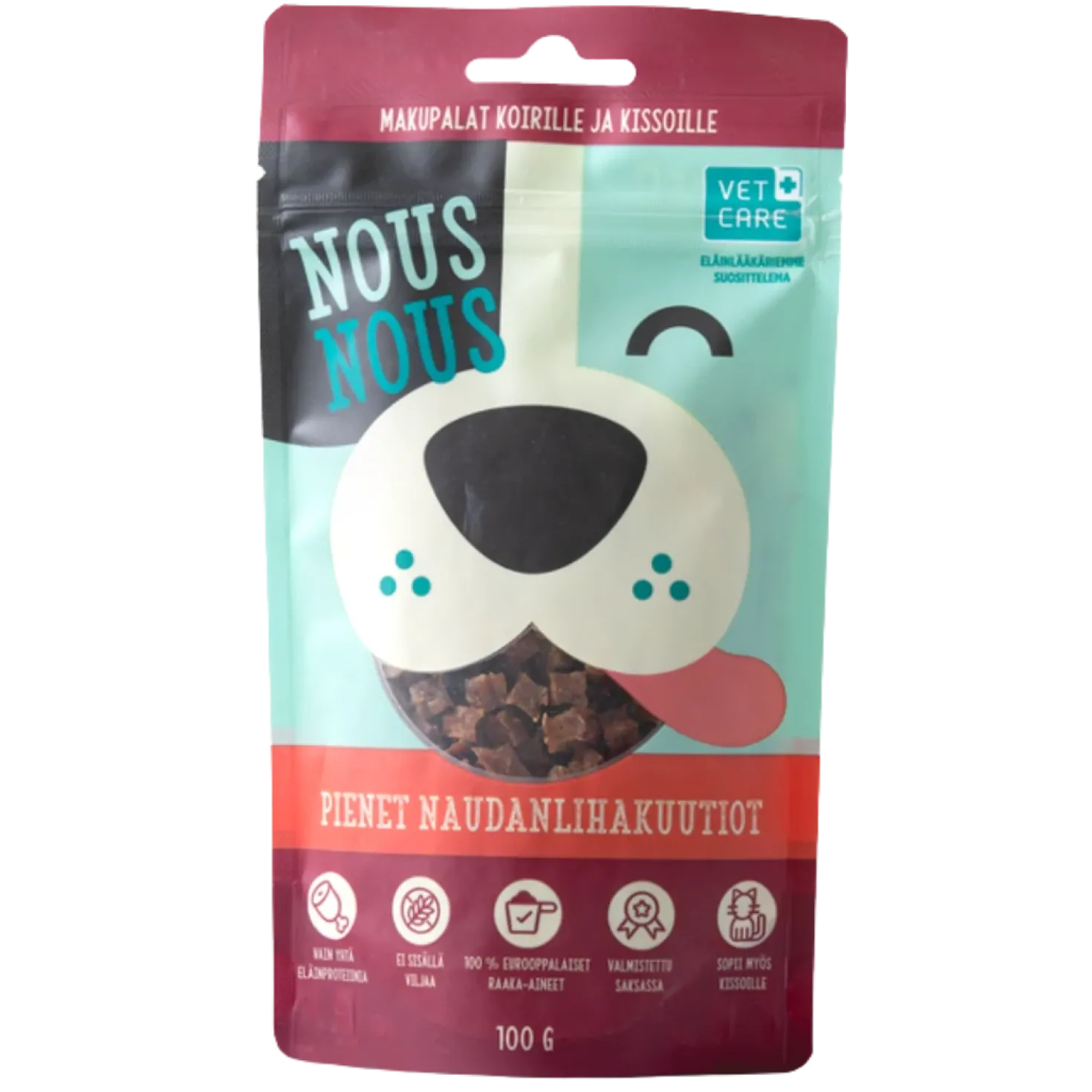 NousNous Pienet Naudanlihakuutiot 100 g