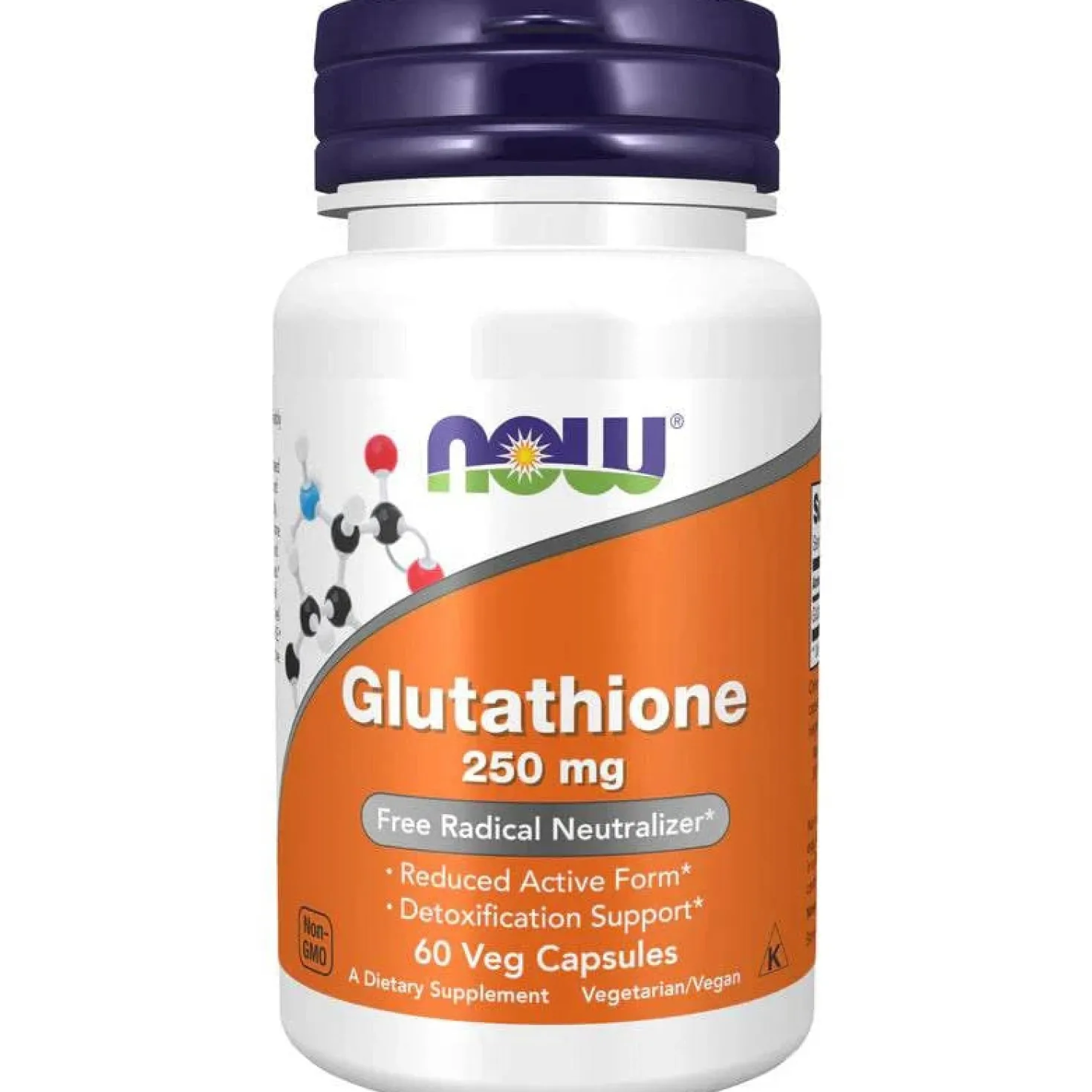Now Foods Glutathione 250 mg 60 kaps. - Glutationi