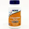 Now Foods L-Carnitine 500 mg - Karnitiini 60 kaps. - poistuu