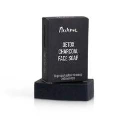 Nurme Detox Charcoal Face Soap - Syväpuhdistava hiilisaippua kasvoille 100 g