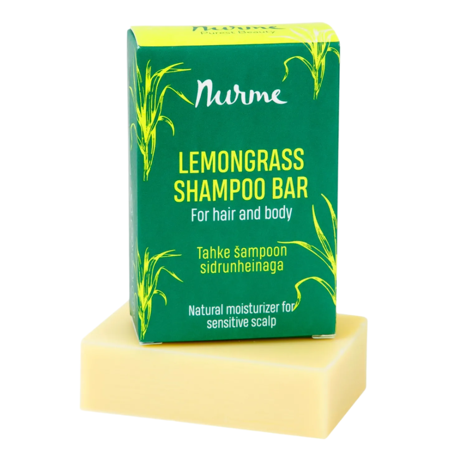 Nurme Lemongrass Shampoo Bar - Sitruunaruoho Palashampoo 100 g