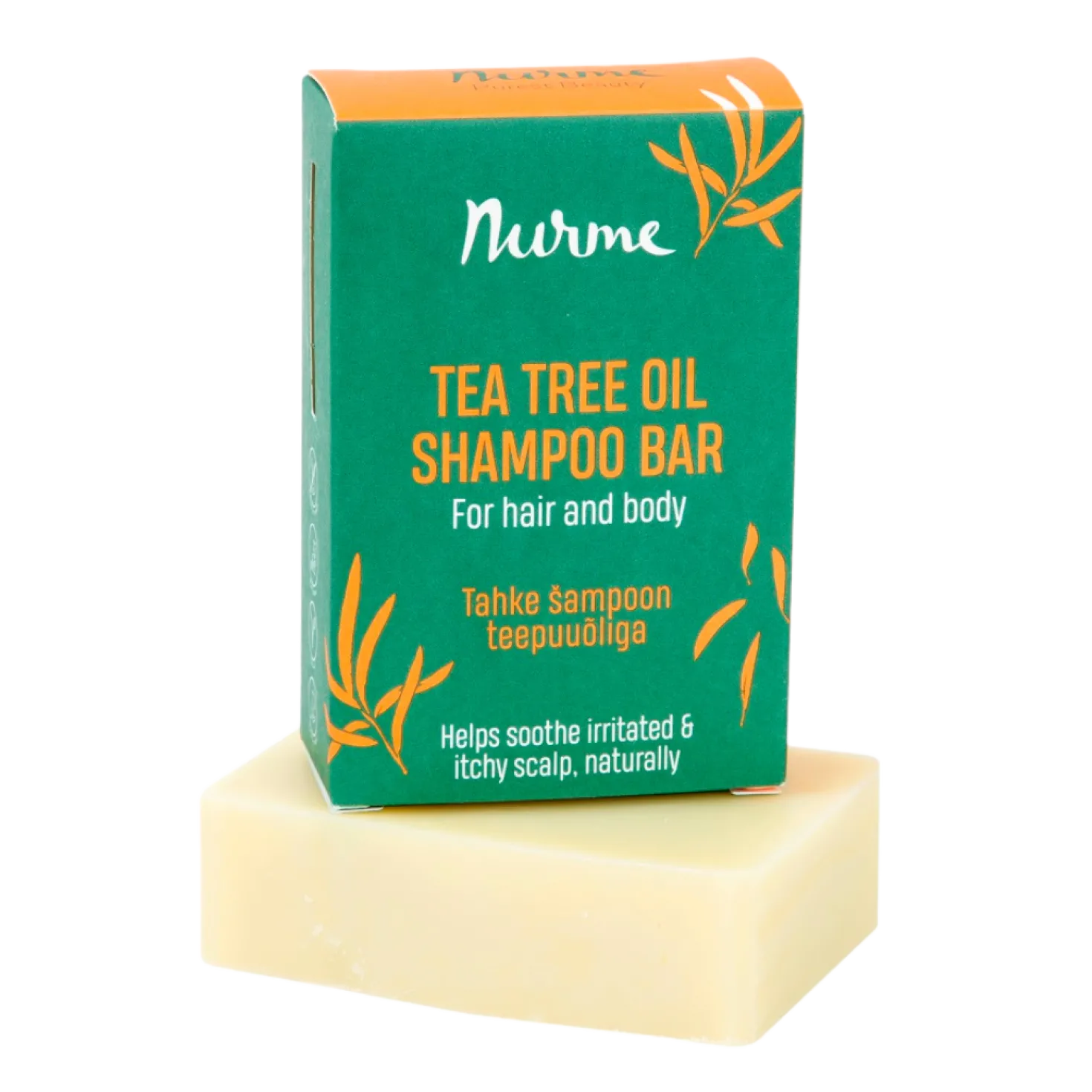 Nurme Tea Tree Oil Shampoo Bar - Teepuu Palashampoo 100 g