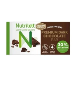 Nutrilett Premium Dark Chocolate Bar - Tummasuklaa patukka 4 kpl
