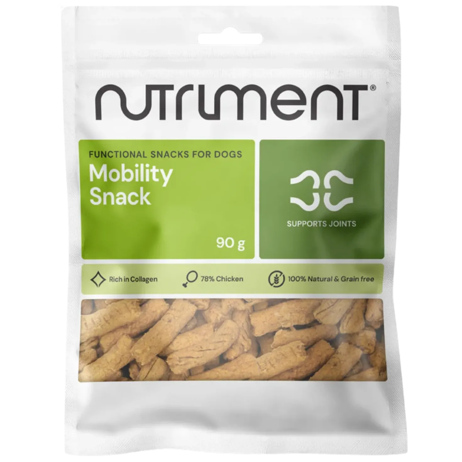 Nutriment Mobility Snack - Makupala koirille 90 g - poistuu