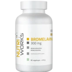 Nutri Works Bromelain 300 mg - Bromelaiinikapseli 90 kaps.