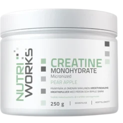 Nutri Works Creatine Monohydrate Pear Apple - Kreatiinijauhe Päärynä & Omena 250 g