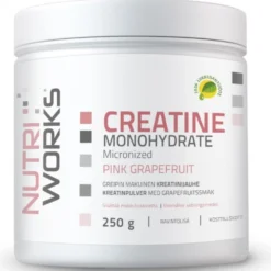 Nutri Works Creatine Monohydrate - Kreatiinijauhe Greippi 250 g
