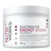 Nutri Works Electrolyte Energy Worx - Elektrolyytti-Kofeiinijauhe Vadelma 300 g