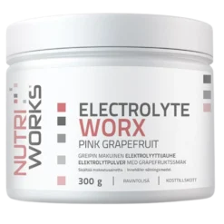 Nutri Works Electrolyte Worx Pink Grapefruit - Elektrolyyttijauhe Greippi 300 g