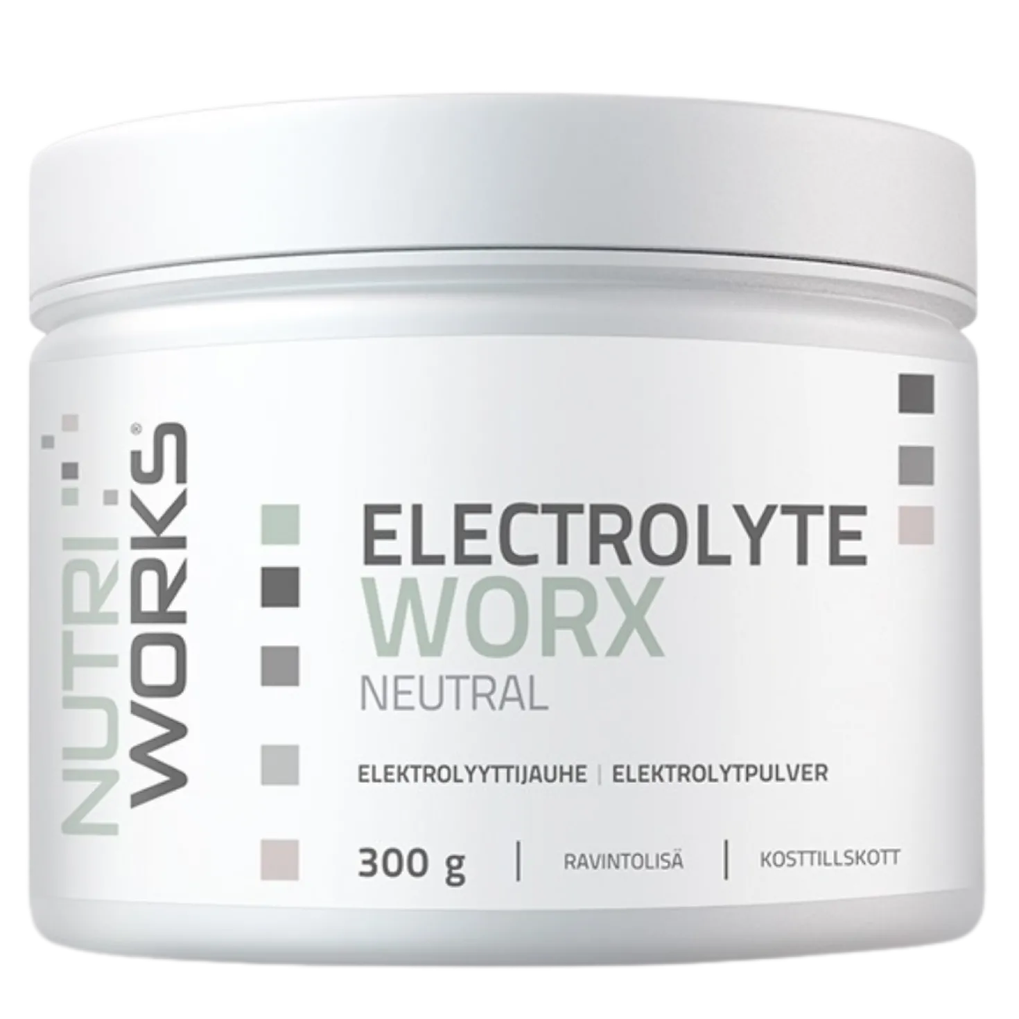 Nutri Works Electrolyte Worx - Elektrolyyttijauhe Maustamaton 300 g