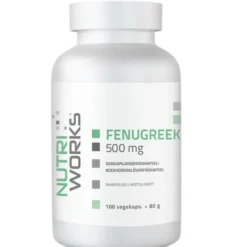 Nutri Works Fenugreek 500 mg - Sarviapilansiemen 100 kaps.