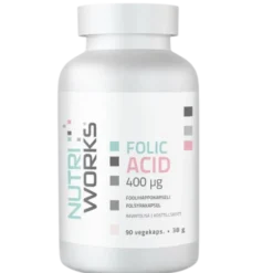 Nutri Works Folic Acid 400 µg - Foolihappokapseli 90 kaps.