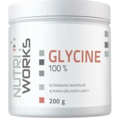 Nutri Works Glycine 100 % - Glysiinijauhe 200 g