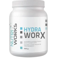 Nutri Works Hydra Worx - Hiilihydraatti-elektrolyyttijauhe 500 g - Maustamaton