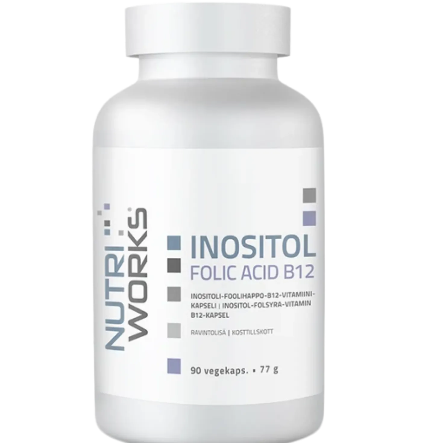 Nutri Works Inositol Folic Acid B12 90 kaps.