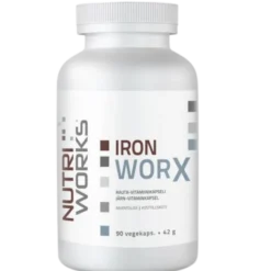 Nutri Works Iron Worx - Rauta-vitamiinikapseli 90 kaps.