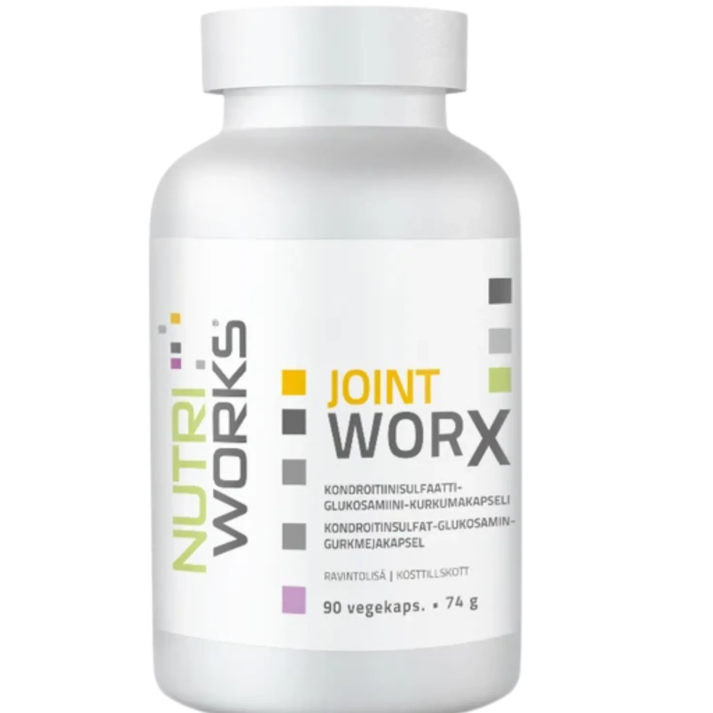 Nutri Works Joint Worx - Kondroitiinisulfaatti-glukosamiini-kurkumakapseli 90 kaps.