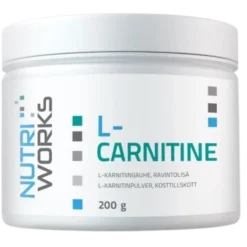 Nutri Works L-Carnitine - L-karnitiinijauhe 200 g
