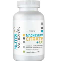 Nutri Works Magnesium Citrate + B6 120 kaps.