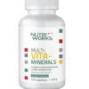 Nutri Works Multivita-Minerals - Monivitamiini-kivennäisainekapseli 120 vegekaps.