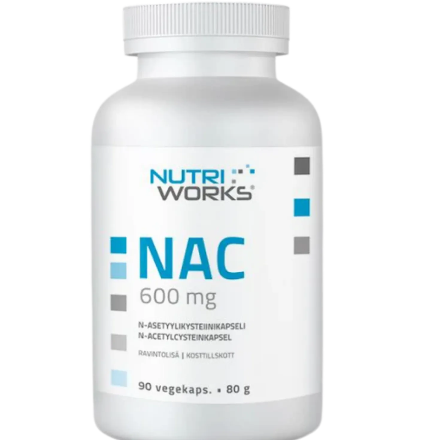 Nutri Works NAC 600 mg 90 kaps.