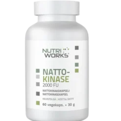 Nutri Works Nattokinase 2000 FU - Nattokinaasi 60 kaps.