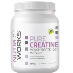 Nutri Works Pure Creatine Monohydrate 100% Micronized - Mikronoitu kreatiinijauhe 500 g