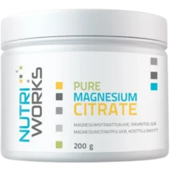 Nutri Works Pure Magnesium Citrate - Magnesiumsitraattijauhe 200 g