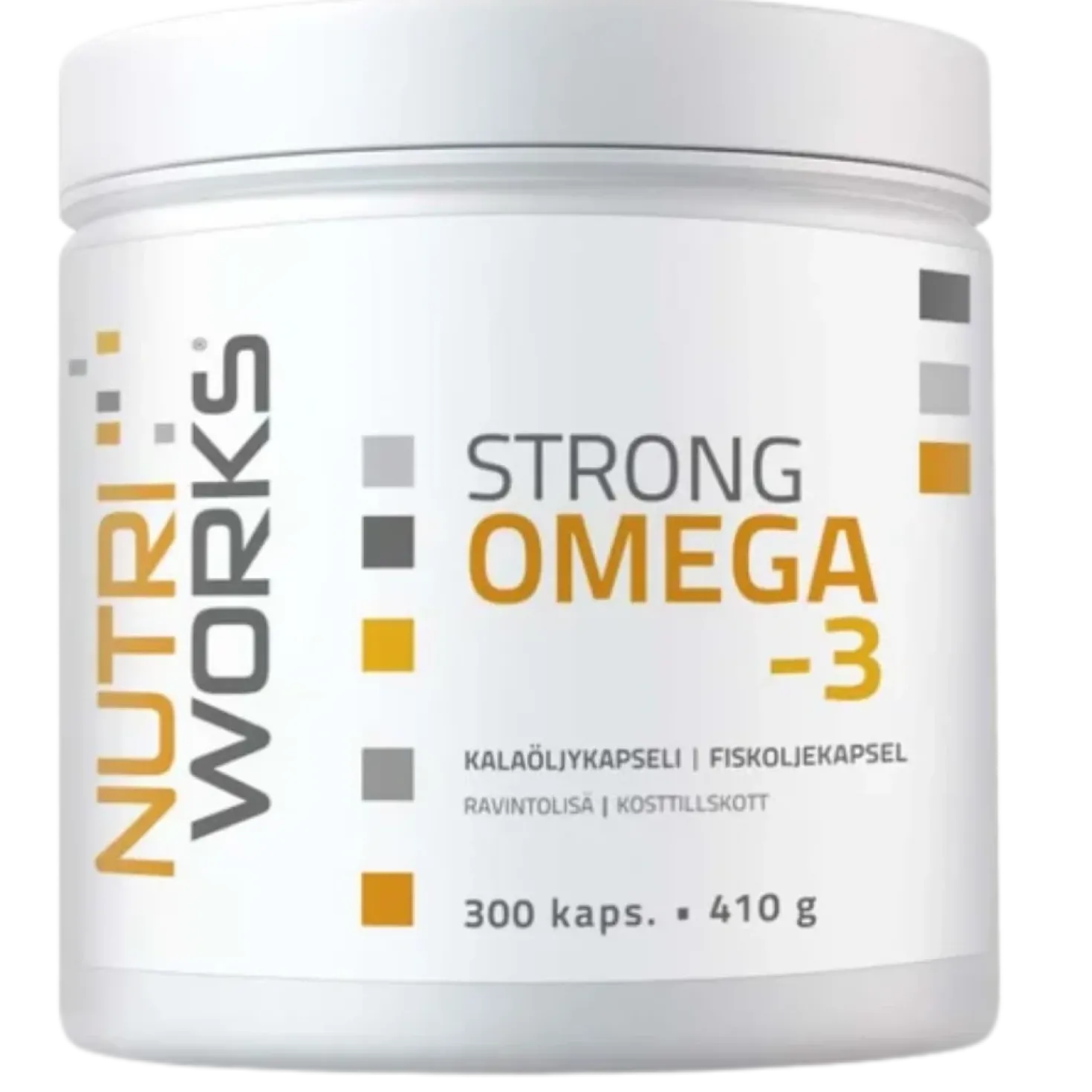 Nutri Works Strong Omega-3 - Kalaöljykapseli 300 kaps.