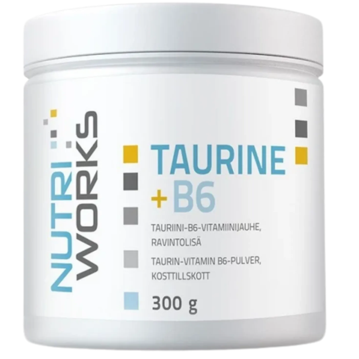 Nutri Works Taurine + B6 - tauriini-B6-vitamiinijauhe 300 g
