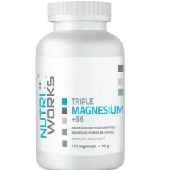 Nutri Works Triple Magnesium + B6 120 vegekaps.