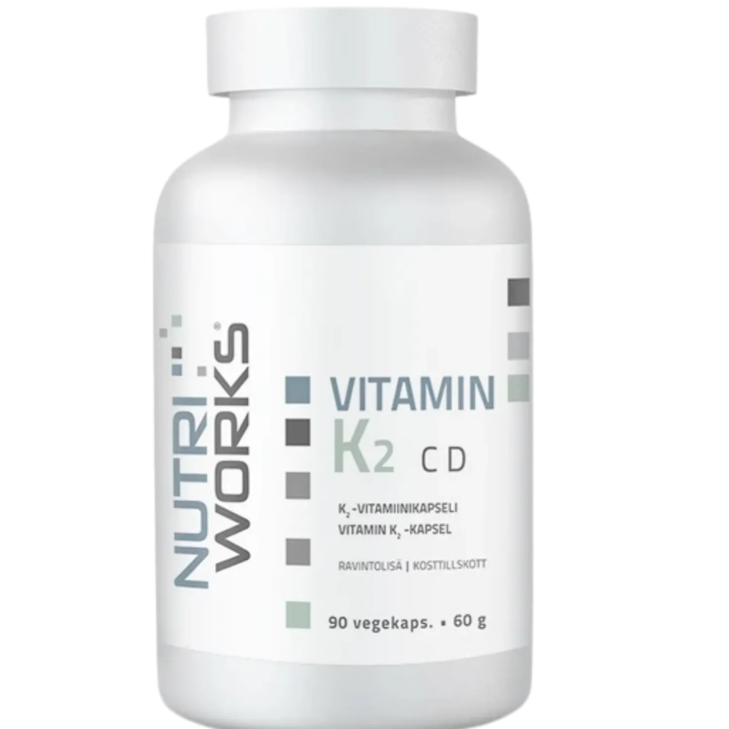 Nutri Works Vitamin K2 - K2-vitamiinikapseli 90 kaps.