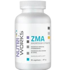 Nutri Works ZMA - Magnesium, Sinkki ja B6-vitamiini 90 kaps.