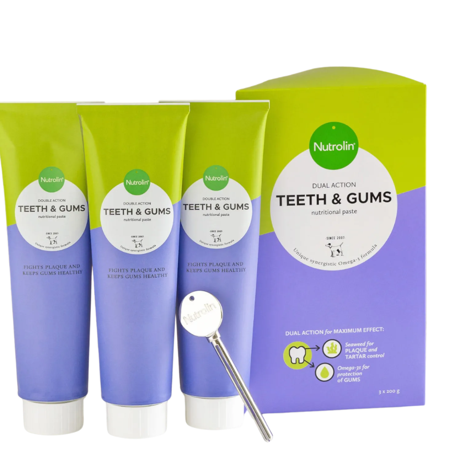 Nutrolin Teeth & Gums -tahna SÄÄSTÖPAKKAUS 600 g