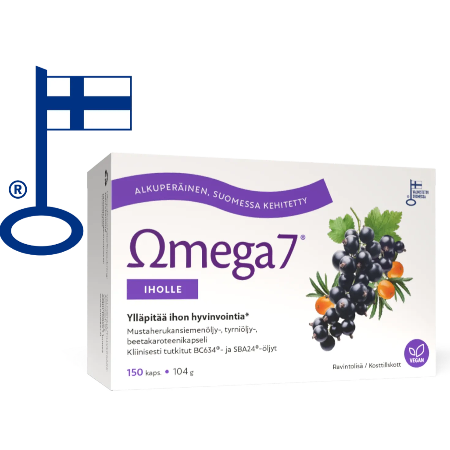 Omega7 BC634® + SBA24® Iholle 150 kaps. - Valmistaja: Aromtech