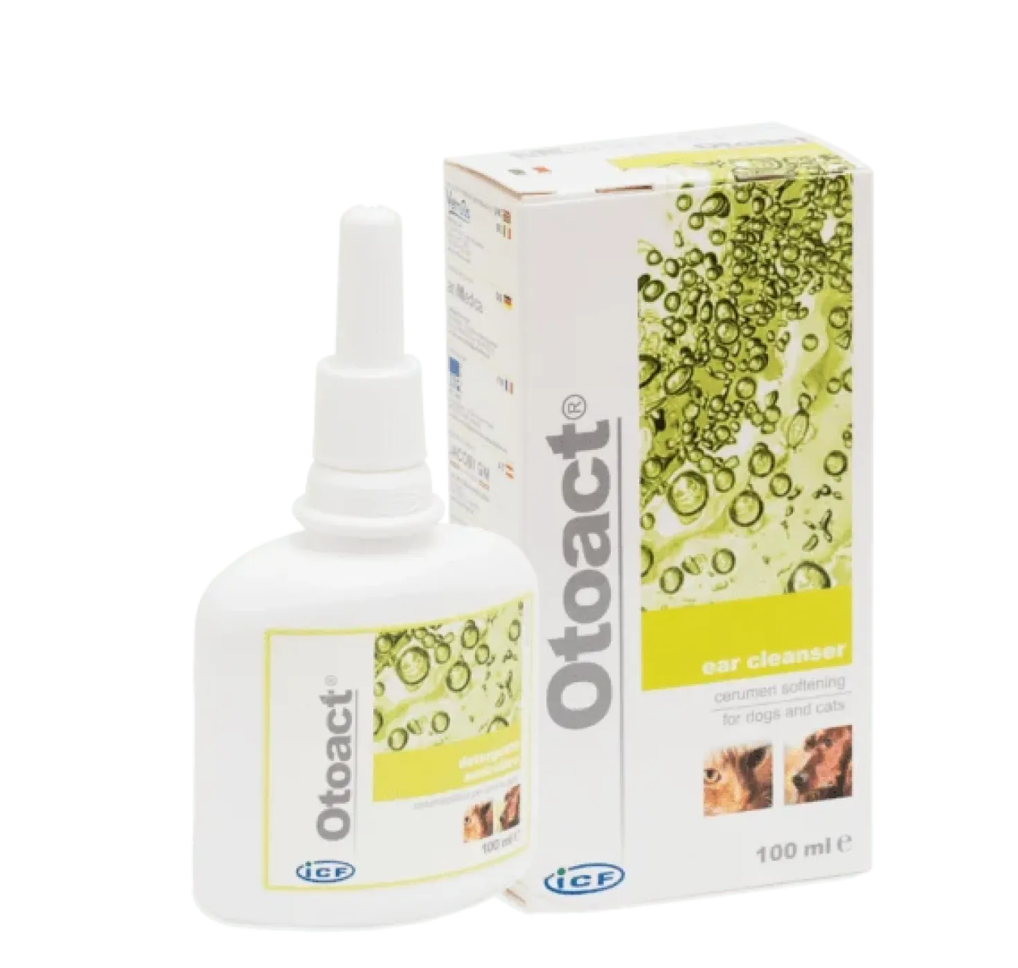 Otoact - Korvanpuhdistusliuos koirille ja kissoille 100 ml