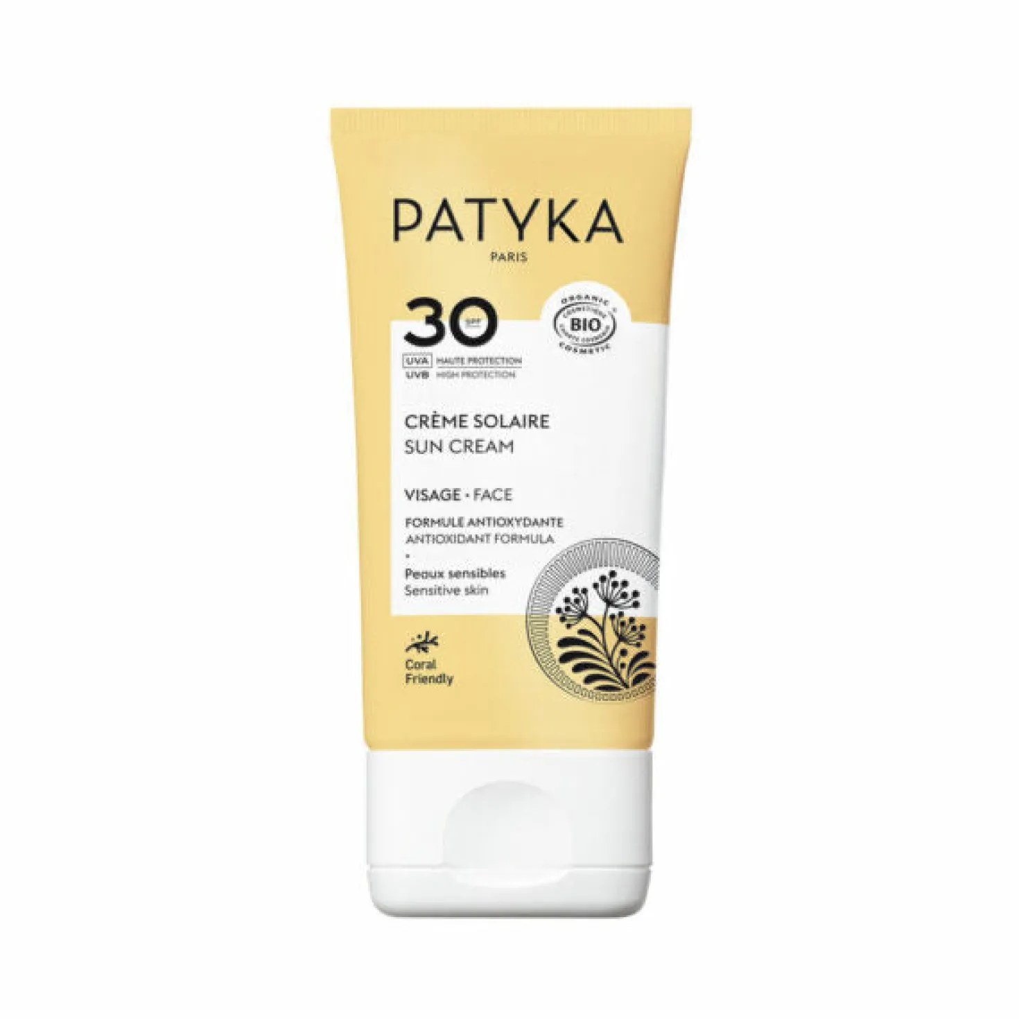 Patyka Face Sun Cream - Aurinkovoide Kasvoille SPF30 40 ml - erä -poistuu