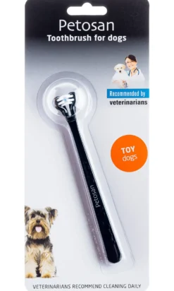 Petosan Toothbrush - Kaksihaarainen Hammasharja Kissoille ja Kääpiökoirille