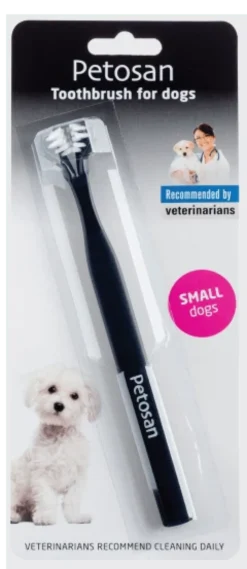 Petosan Toothbrush - Kaksihaarainen Hammasharja Koirille S-Koko