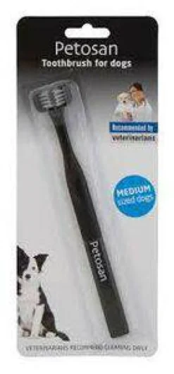 Petosan Toothbrush - Kaksihaarainen Hammasharja Koirille M-Koko