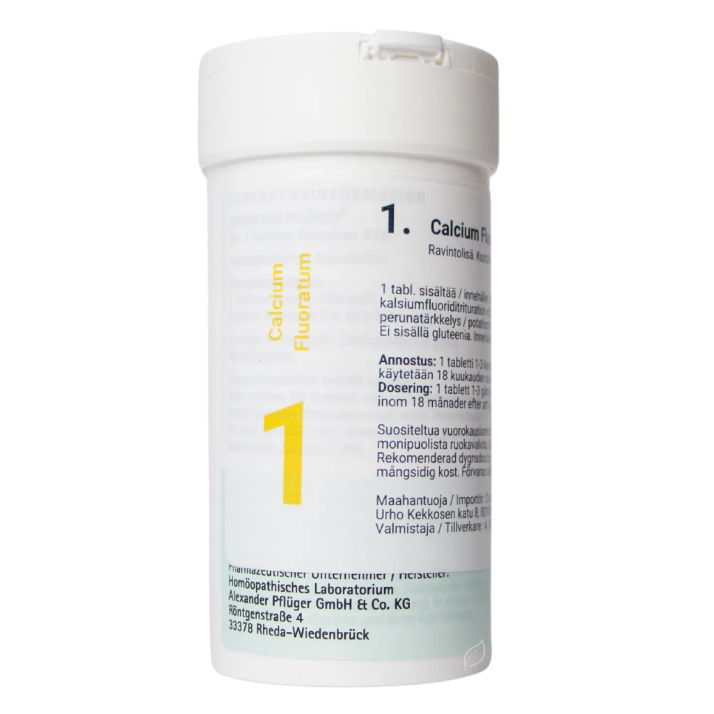 Pflüger Nro 1 Calcium Fluoratum - Solusuola 400 tbl.