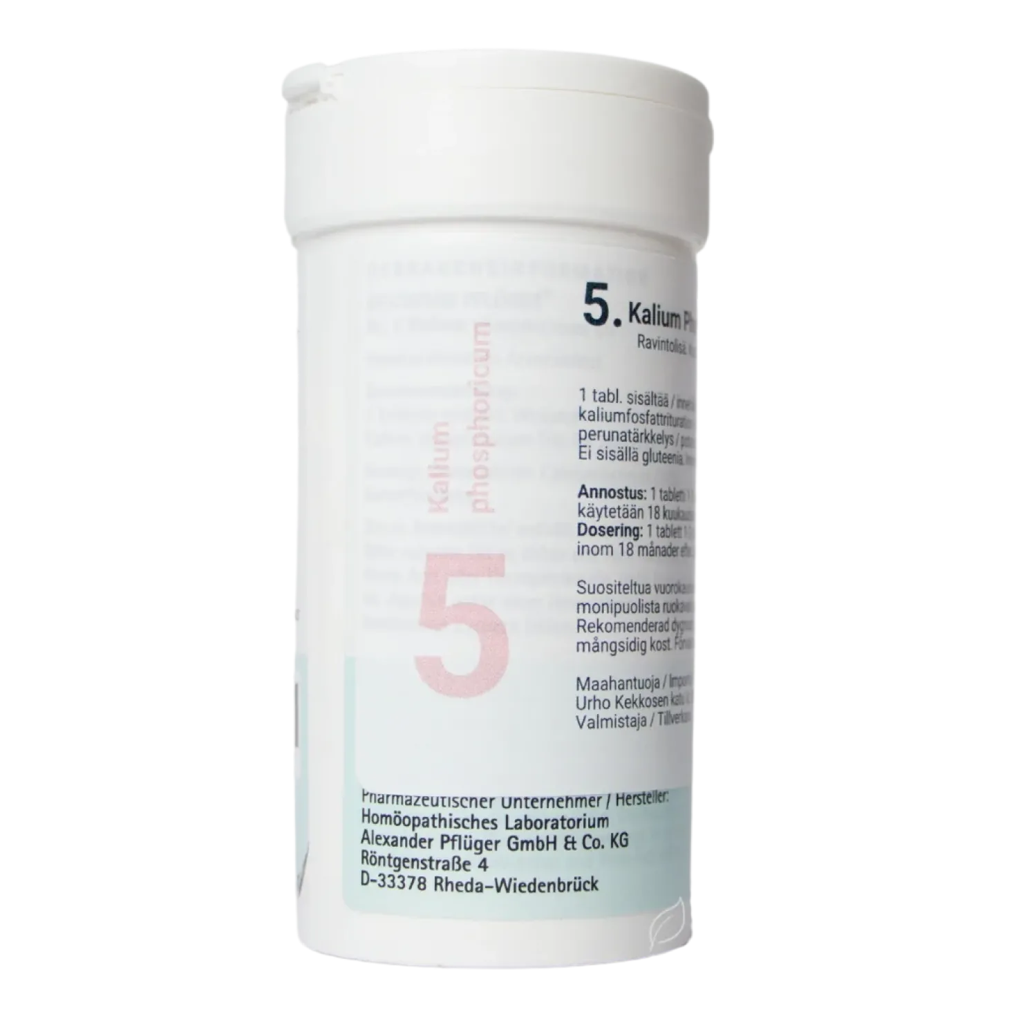Pflüger Nro 5 Kalium Phosphoricum - Solusuola 400 tabl