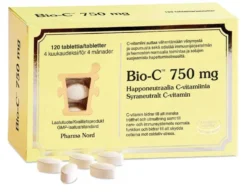 Pharma Nord Bio-C - Happoneutraali C-vitamiini 750 mg 120 tabl.