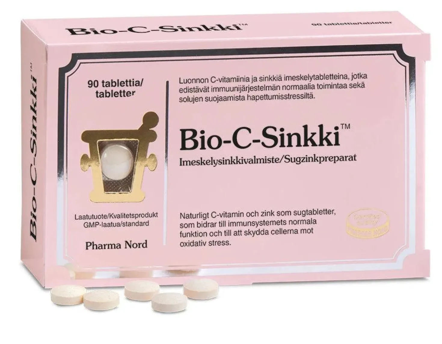 Pharma Nord Bio-C-Sinkki - Imeskelysinkkivalmiste 90 tabl.