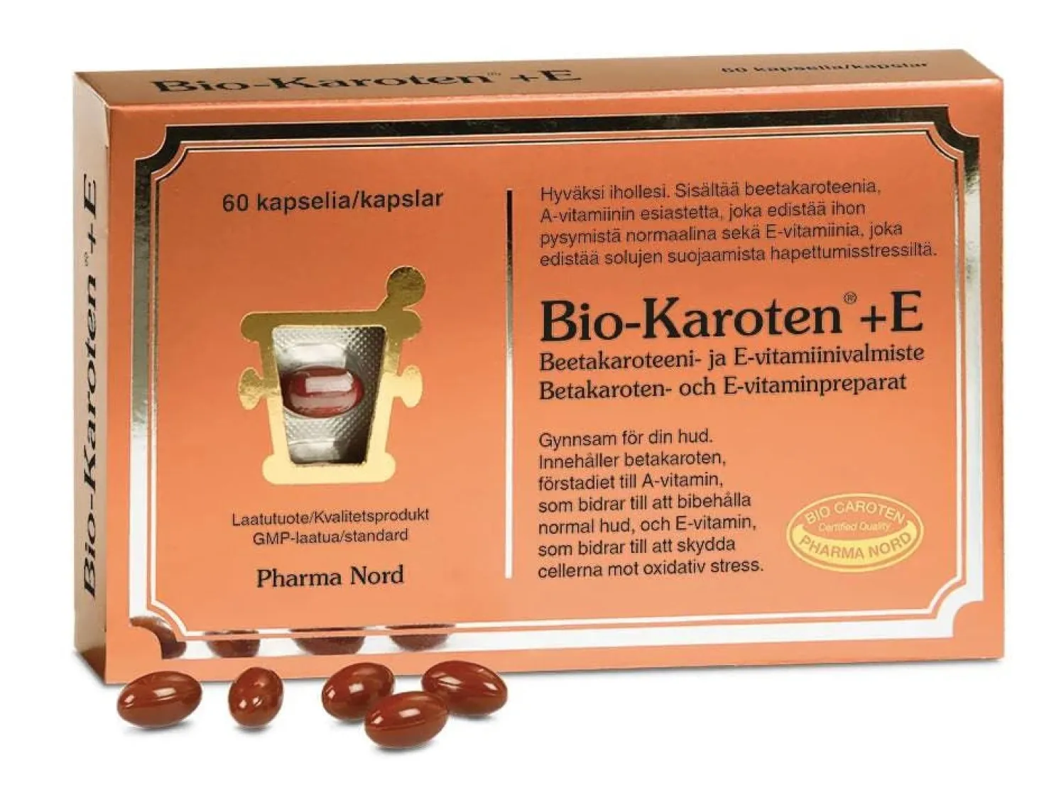 Pharma Nord Bio-Karoten+E 60 kapselia